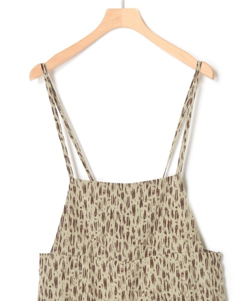 Alley by w closet（アリーバイダブルクローゼット）の「【Alley】アニマル風柄ロンパース（サロペット/オーバーオール・レディース・カーキ/ベージュ/ブラック・FREE）」の5枚目の写真