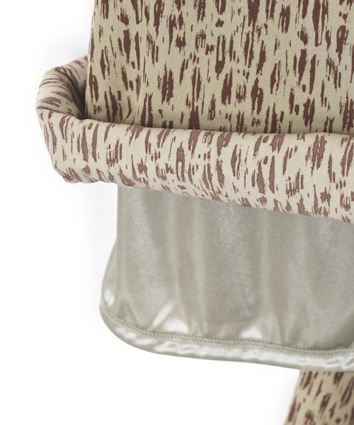 Alley by w closet（アリーバイダブルクローゼット）の「【Alley】アニマル風柄ロンパース（サロペット/オーバーオール・レディース・カーキ/ベージュ/ブラック・FREE）」の9枚目の写真