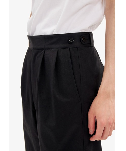 FRED PERRY（フレッドペリー）の「Wide Tennis Trousers（スラックス・メンズ・ブラック/オリーブ・XS/S/M）」の9枚目の写真