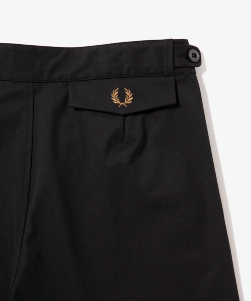 FRED PERRY（フレッドペリー）の「Wide Tennis Trousers（スラックス・メンズ・ブラック/オリーブ・XS/S/M）」の16枚目の写真