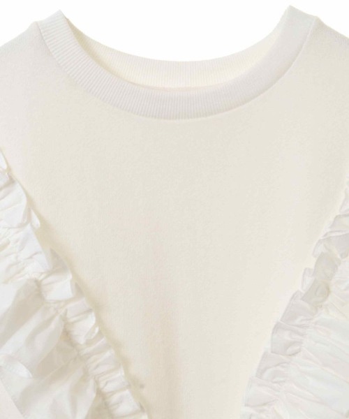 Candy Stripper（キャンディストリッパー）の「ENCHANTMENT SWEAT ワンピース（ワンピース・レディース・オフホワイト/ブラック・2）」の7枚目の写真