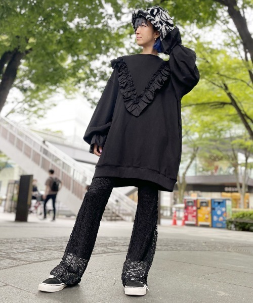 Candy Stripper（キャンディストリッパー）の「ENCHANTMENT SWEAT ワンピース（ワンピース・レディース・オフホワイト/ブラック・2）」の13枚目の写真