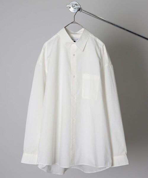 FREAK'S STORE（フリークスストア）の「WEB限定 Relax Fit リラックスフィット レギュラーカラーシャツ（シャツ/ブラウス・メンズ・ホワイト/ブラック/ベージュ/サックスブルー/ストライプ/イエロー/その他15/ブルー/オリーブ・SMALL/MEDIUM/LARGE）」の10枚目の写真