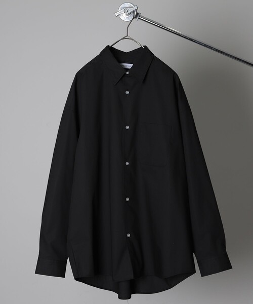 FREAK'S STORE（フリークスストア）の「WEB限定 Relax Fit リラックスフィット レギュラーカラーシャツ（シャツ/ブラウス・メンズ・ホワイト/ブラック/ベージュ/サックスブルー/ストライプ/イエロー/その他15/ブルー/オリーブ・SMALL/MEDIUM/LARGE）」の11枚目の写真