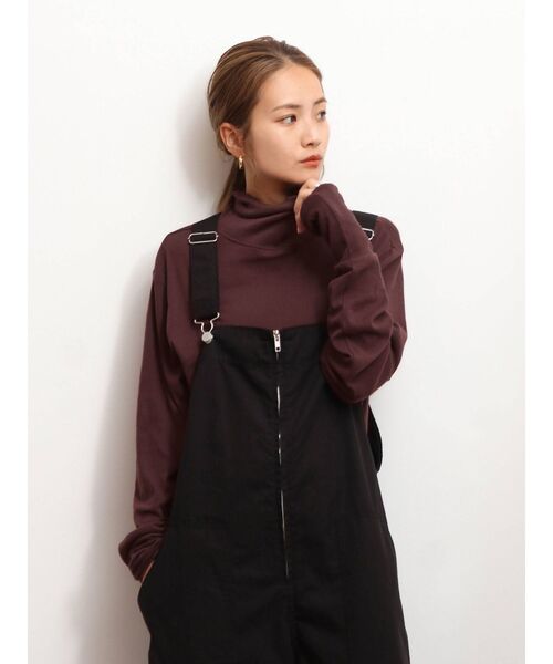 Ungrid（アングリッド）の「ハイネックロングスリーブTee（Tシャツ/カットソー・レディース・ブラック/アイボリー/ボルドー・FREE）」の12枚目の写真