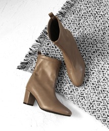 SOROTTO | 内側ファーのスクエアトゥのストレッチブーツ(ブーツ)