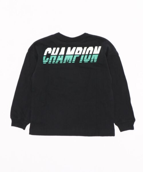 Champion(チャンピオン)の「【Champion】バックプリントロンT(Tシャツ/カットソー・キッズ・ブラック/ブルー/ベージュ/グリーン・105/140/130/120)」の6枚目の写真