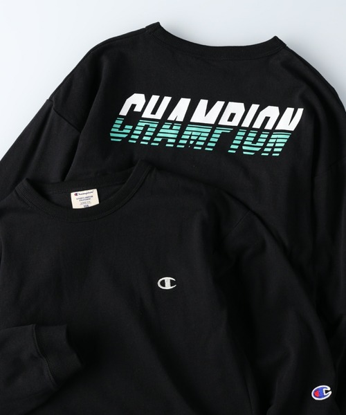 Champion(チャンピオン)の「【Champion】バックプリントロンT(Tシャツ/カットソー・キッズ・ブラック/ブルー/ベージュ/グリーン・105/140/130/120)」の17枚目の写真