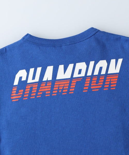Champion(チャンピオン)の「【Champion】バックプリントロンT(Tシャツ/カットソー・キッズ・ブラック/ブルー/ベージュ/グリーン・105/140/130/120)」の16枚目の写真