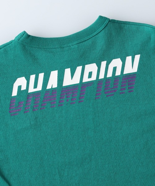 Champion(チャンピオン)の「【Champion】バックプリントロンT(Tシャツ/カットソー・キッズ・ブラック/ブルー/ベージュ/グリーン・105/140/130/120)」の13枚目の写真