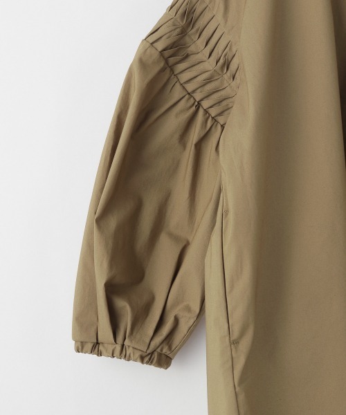 LOWRYS FARM(ローリーズファーム)の「ソデピンタックワンピースロングスリーブ 959730(ワンピース・キッズ・ブラウン/ホワイト/ブラック・130cm/110cm/120cm)」の8枚目の写真