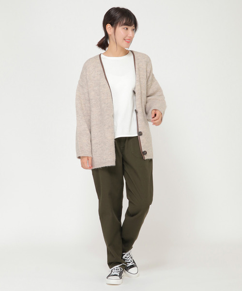 LBC(エルビーシー)の「起毛ツイルベーカーパンツ(その他パンツ・レディース・オフホワイト/ブラック/ダークオリーブ・M/L)」の15枚目の写真