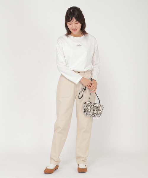 LBC(エルビーシー)の「起毛ツイルベーカーパンツ(その他パンツ・レディース・オフホワイト/ブラック/ダークオリーブ・M/L)」の11枚目の写真