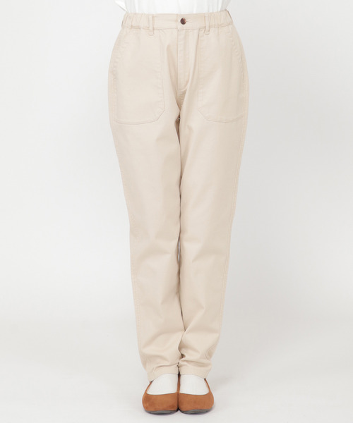 LBC(エルビーシー)の「起毛ツイルベーカーパンツ(その他パンツ・レディース・オフホワイト/ブラック/ダークオリーブ・M/L)」の4枚目の写真