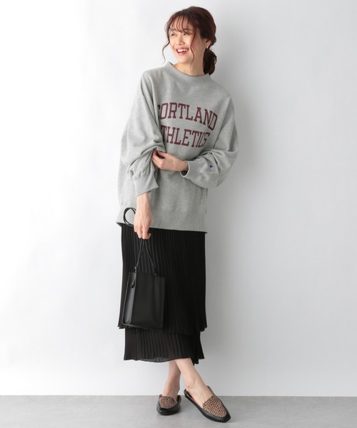 GLOBAL WORK（グローバルワーク）の「ティアードスカート/217100（スカート・レディース・グリーン系その他6/ブラック・FREE）」の3枚目の写真