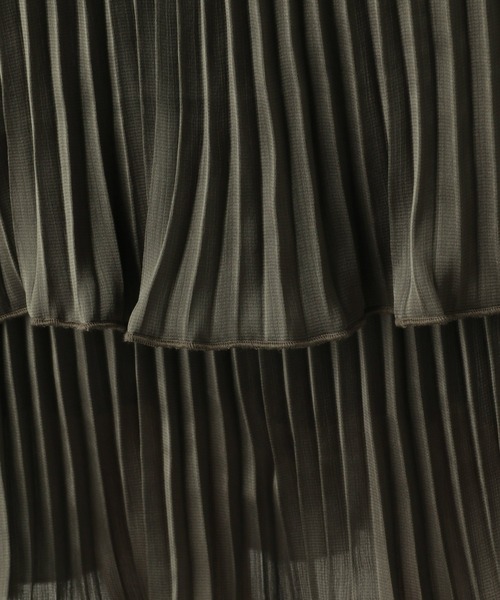 GLOBAL WORK（グローバルワーク）の「ティアードスカート/217100（スカート・レディース・グリーン系その他6/ブラック・FREE）」の15枚目の写真