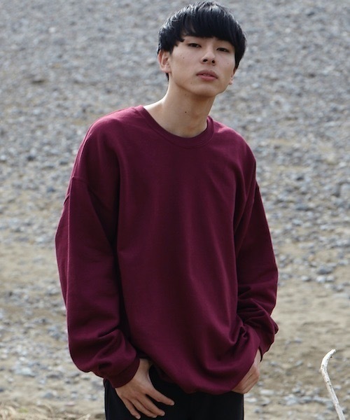 GILDAN(ギルダン)の「ヘビーブレンド 8.0oz クルーネックスウェット(スウェット・メンズ・ホワイト/ブラック/ダークグリーン/ダークブラウン/パープル/レッド/ピンク/イエロー/マルーン/グレー/ライトブルー/ネイビー・SMALL/MEDIUM/X-LARGE/LARGE/XX-LARGE)」の12枚目の写真