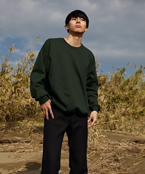 GILDAN(ギルダン)の「ヘビーブレンド 8.0oz クルーネックスウェット(スウェット・メンズ・ホワイト/ブラック/ダークグリーン/ダークブラウン/パープル/レッド/ピンク/イエロー/マルーン/グレー/ライトブルー/ネイビー・SMALL/MEDIUM/X-LARGE/LARGE/XX-LARGE)」の20枚目の写真