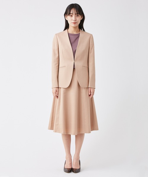 【セール】＜ウォッシャブル＞ウールライクポーリーツイルフレアスカート（スカート）｜KASHIYAMA（カシヤマ）