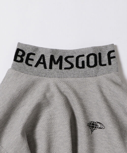 BEAMS GOLF ORANGE LABELリブロゴ ツイルモックネックシャツ BEAMS GOLF（ビームスゴルフ）の「BEAMS GOLF ORANGE LABEL