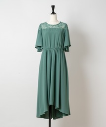 Rewde | デコルテレースロングドレス（1R04-07062）(ドレス)