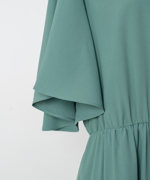 Rewde（ルゥデ）の「デコルテレースロングドレス（1R04-07062）（ドレス・レディース・ベージュ/グリーン/ネイビー/ブルー系・M/L）」の15枚目の写真