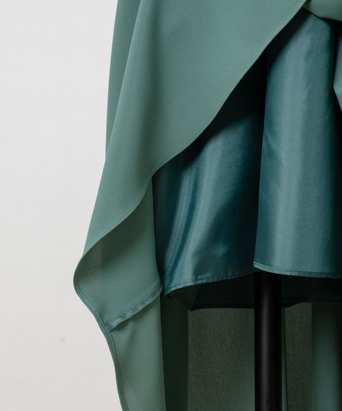 Rewde（ルゥデ）の「デコルテレースロングドレス（1R04-07062）（ドレス・レディース・ベージュ/グリーン/ネイビー/ブルー系・M/L）」の12枚目の写真