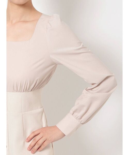 RESEXXY（リゼクシー）の「異素材ドッキングミニワンピース（ワンピース・レディース・ブラック/ベージュ/ブラウン・FREE）」の16枚目の写真