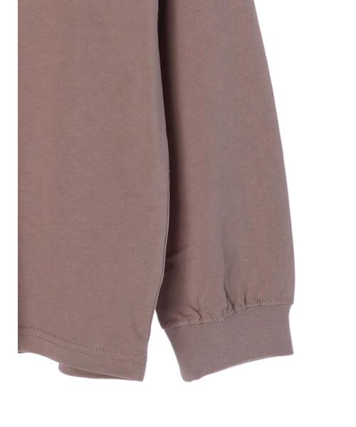 SEVENDAYS=SUNDAY（セブンデイズサンデイ）の「カレッジフェルト刺繍ロンTEE　＊（スウェット・レディース・グリーン/アイボリー/グレイッシュベージュ・M/L）」の12枚目の写真