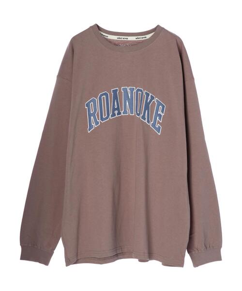 SEVENDAYS=SUNDAY（セブンデイズサンデイ）の「カレッジフェルト刺繍ロンTEE　＊（スウェット・レディース・グリーン/アイボリー/グレイッシュベージュ・M/L）」の18枚目の写真