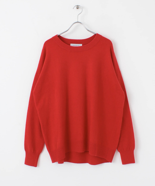 UR Lab.(アーバンリサーチラボ)の「アンゴラ混ワイドプルオーバー(ニット/セーター・レディース・チャコールグレー/レッド/モカ・FREE)」の20枚目の写真