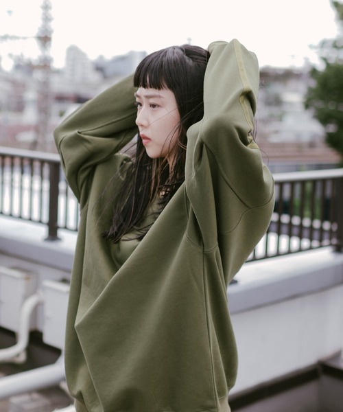 WHIMSIC(ウィムジック)の「【WHIMSIC】フレンチテリースウェットプルオーバー(スウェット・レディース・ブラック/グレー/オリーブ・FREE)」の3枚目の写真