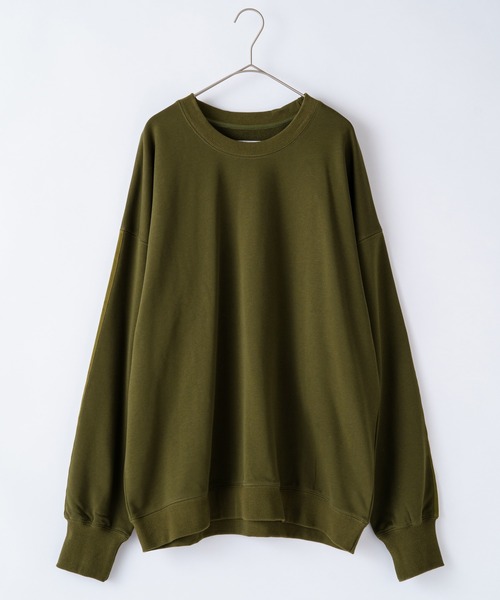 WHIMSIC(ウィムジック)の「【WHIMSIC】フレンチテリースウェットプルオーバー(スウェット・レディース・ブラック/グレー/オリーブ・FREE)」の5枚目の写真