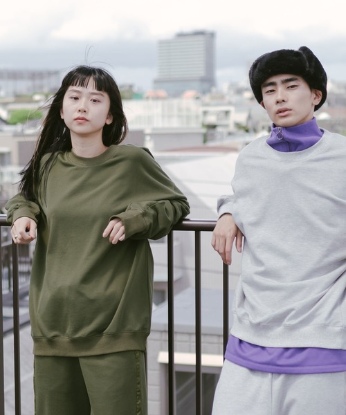 WHIMSIC(ウィムジック)の「【WHIMSIC】フレンチテリースウェットプルオーバー(スウェット・レディース・ブラック/グレー/オリーブ・FREE)」の12枚目の写真