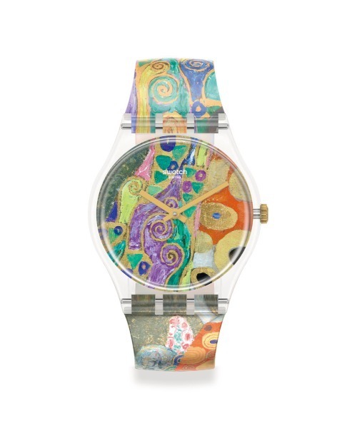 K765a [セット] swatch スウォッチ 腕時計 ROI Soleil レッド×ホワイト系 FLAECK ブラック×ホワイト クオーツ | O