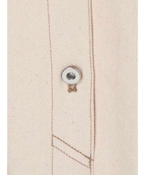 Green　Parks（グリーンパークス）の「【WEB限定】配色ステッチジャンスカ＊（ジャンパースカート・レディース・アイボリー・FREE）」の16枚目の写真