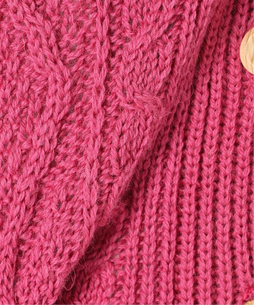 James Charlotte（ジェイムスシャルロット）の「【JAMES CHARLOTTE/ジェームスシャルロット】 ケーブルカーディガン◆【手洗い可】（カーディガン/ボレロ・レディース・ピンク・FREE）」の18枚目の写真