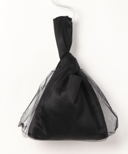 kaene（カエン）の「【kaene】チュールバッグ（ハンドバッグ・レディース・カーキ/ブラック/ベージュ・FREE）」の4枚目の写真