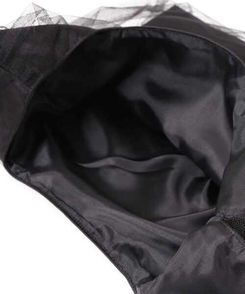 kaene（カエン）の「【kaene】チュールバッグ（ハンドバッグ・レディース・カーキ/ブラック/ベージュ・FREE）」の7枚目の写真