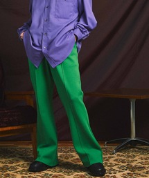 《ユニセックスアイテム》ニットピンタックフレアパンツ 【MAISON SPECIAL/メゾンスペシャル】