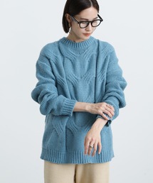 2021 AW クルーネックフィッシュボーンニット