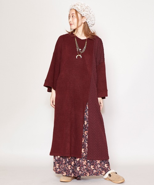 チャイハネ(チャイハネ)の「【チャイハネ】yul ミゼルワンピース(ワンピース・レディース・ブラック/レッド/カーキ・FREE)」の1枚目の写真