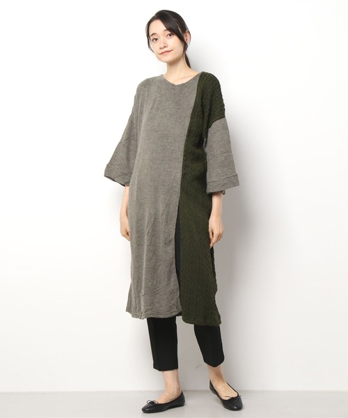 チャイハネ(チャイハネ)の「【チャイハネ】yul ミゼルワンピース(ワンピース・レディース・ブラック/レッド/カーキ・FREE)」の4枚目の写真