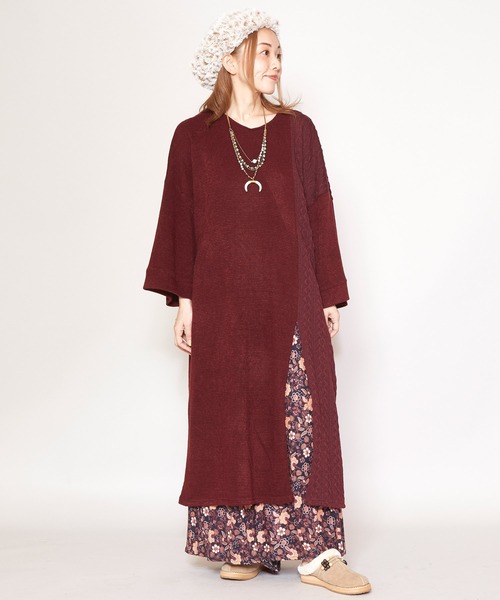 チャイハネ(チャイハネ)の「【チャイハネ】yul ミゼルワンピース(ワンピース・レディース・ブラック/レッド/カーキ・FREE)」の10枚目の写真