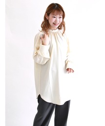 ehka sopo | スタンドカラーチュニック(シャツ/ブラウス)
