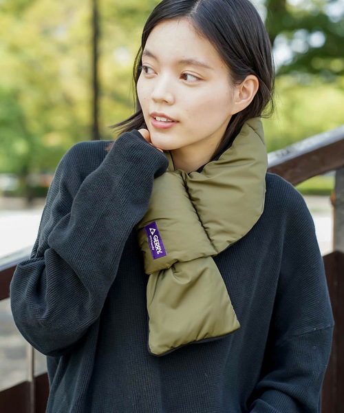 GERRY（ジェリー）の「【GERRY/ジェリー】ＲＥＰＲＥＶＥ　差し込みマフラー（マフラー・メンズ・カーキ/ブラック/グレー/ネイビー・FREE）」の7枚目の写真