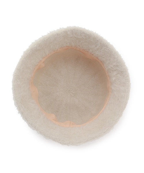 VIS(ビス)の「ふわふわシャギーバケットハット(ハット・レディース・ブラック/キナリ・FREE)」の7枚目の写真