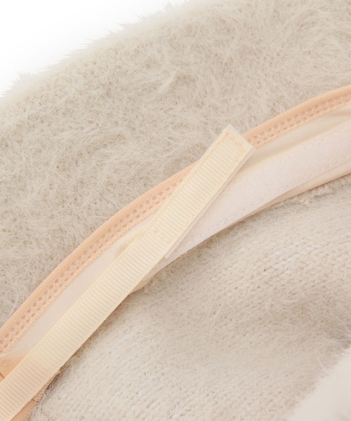 VIS(ビス)の「ふわふわシャギーバケットハット(ハット・レディース・ブラック/キナリ・FREE)」の8枚目の写真