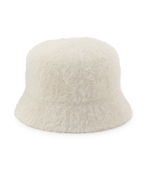 VIS(ビス)の「ふわふわシャギーバケットハット(ハット・レディース・ブラック/キナリ・FREE)」の12枚目の写真