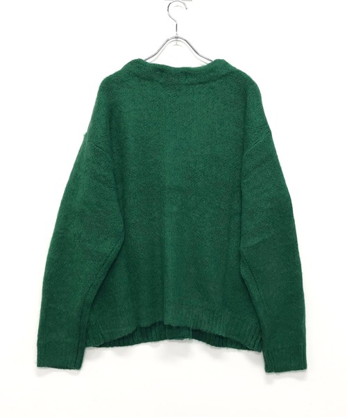 セール】シャギー モヘアタッチ オーバーサイズ ニット